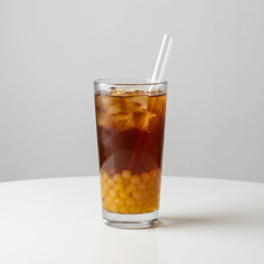Modo de uso: bebida con perlas