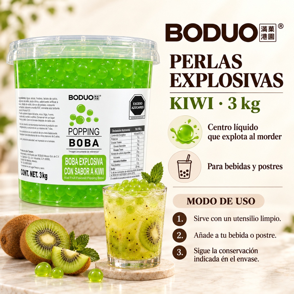 Ficha premium | Características y modo de uso | PEBD-KIW-3K