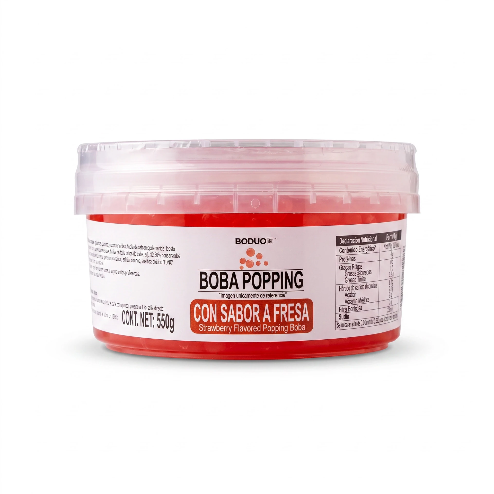 [PEBD-FRE-5C-1206] Perlas Explosivas Sabor Fresa Boduo C/500Gr