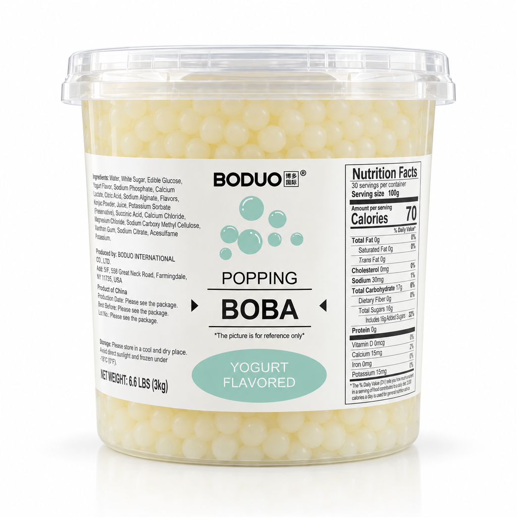 Perlas Explosivas Sabor Yoghurt Boduo C/3kg
