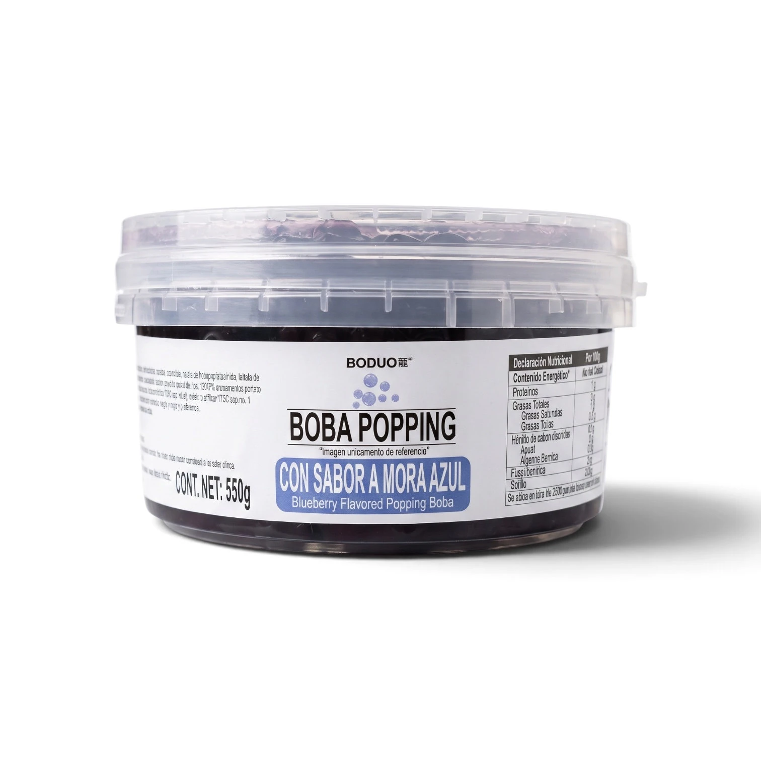 Perlas Explosivas Sabor Mora Azul Boduo C/550Gr